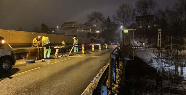 Bygging av ny gang- og sykkelbru